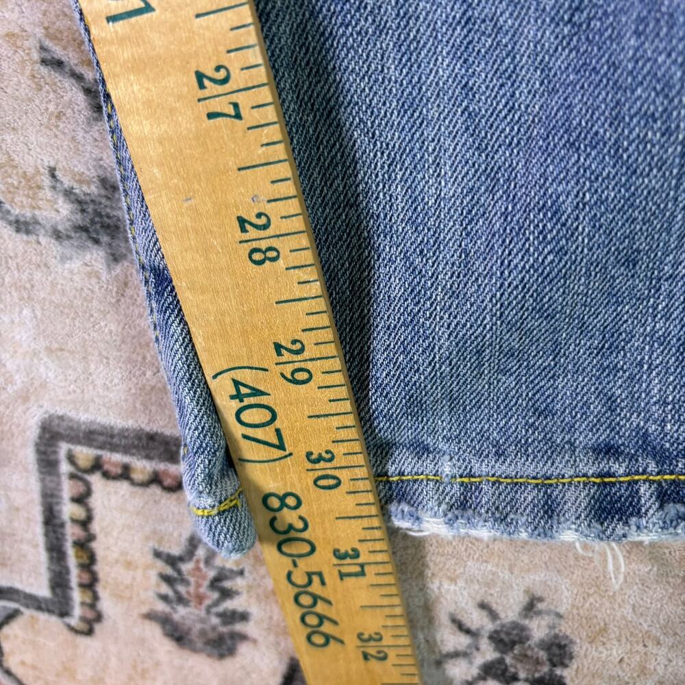 Vintage early 2000s Anoname low rise flare light wash Jeans Y2K size 24 Bootcut - Picture 13 of 14